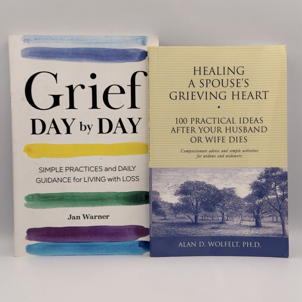 Grief Support Book Set – Grief Day by Day & Healing a Spouse’s Grieving Heart